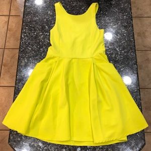 GBgirls bright neon yellow/slight lime green dress